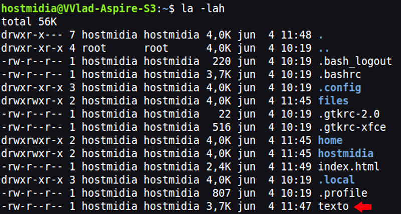 Permissões no terminal