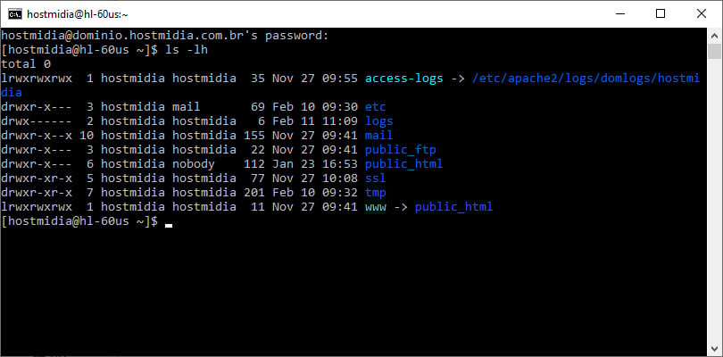 Acesso SSH no Windows 10