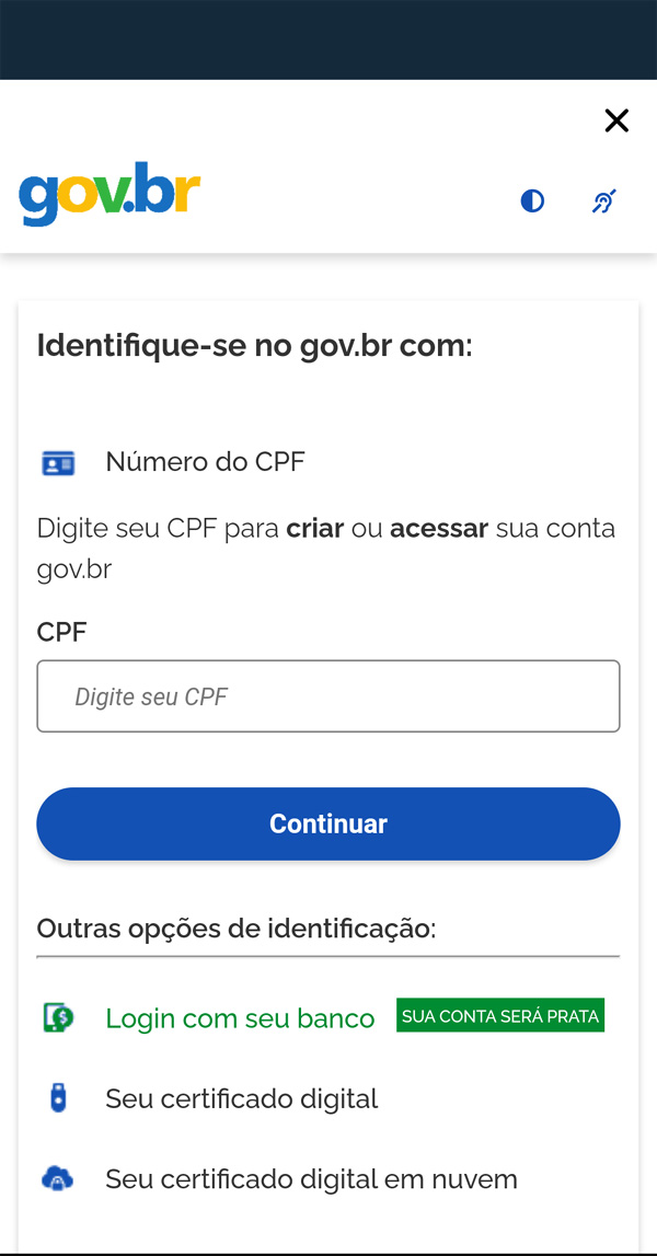 Conta gov.br