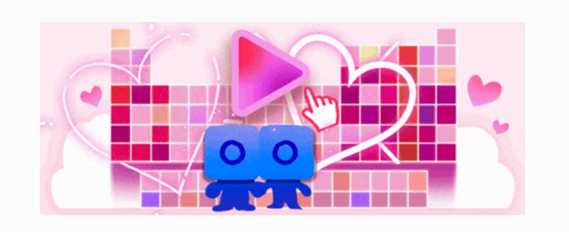 Doodle "Dia dos Namorados"
