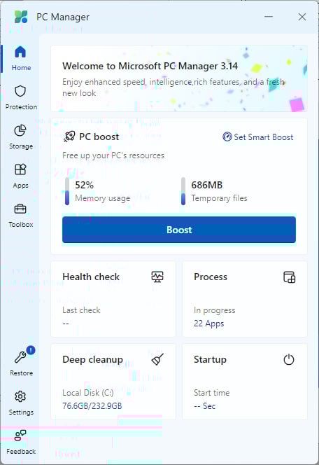PC Manager PC Boost