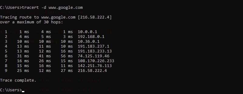 Traceroute
