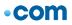 Logotipo do domínio .com