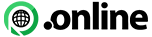 Logotipo do domínio .online