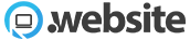 Logotipo do domínio .website